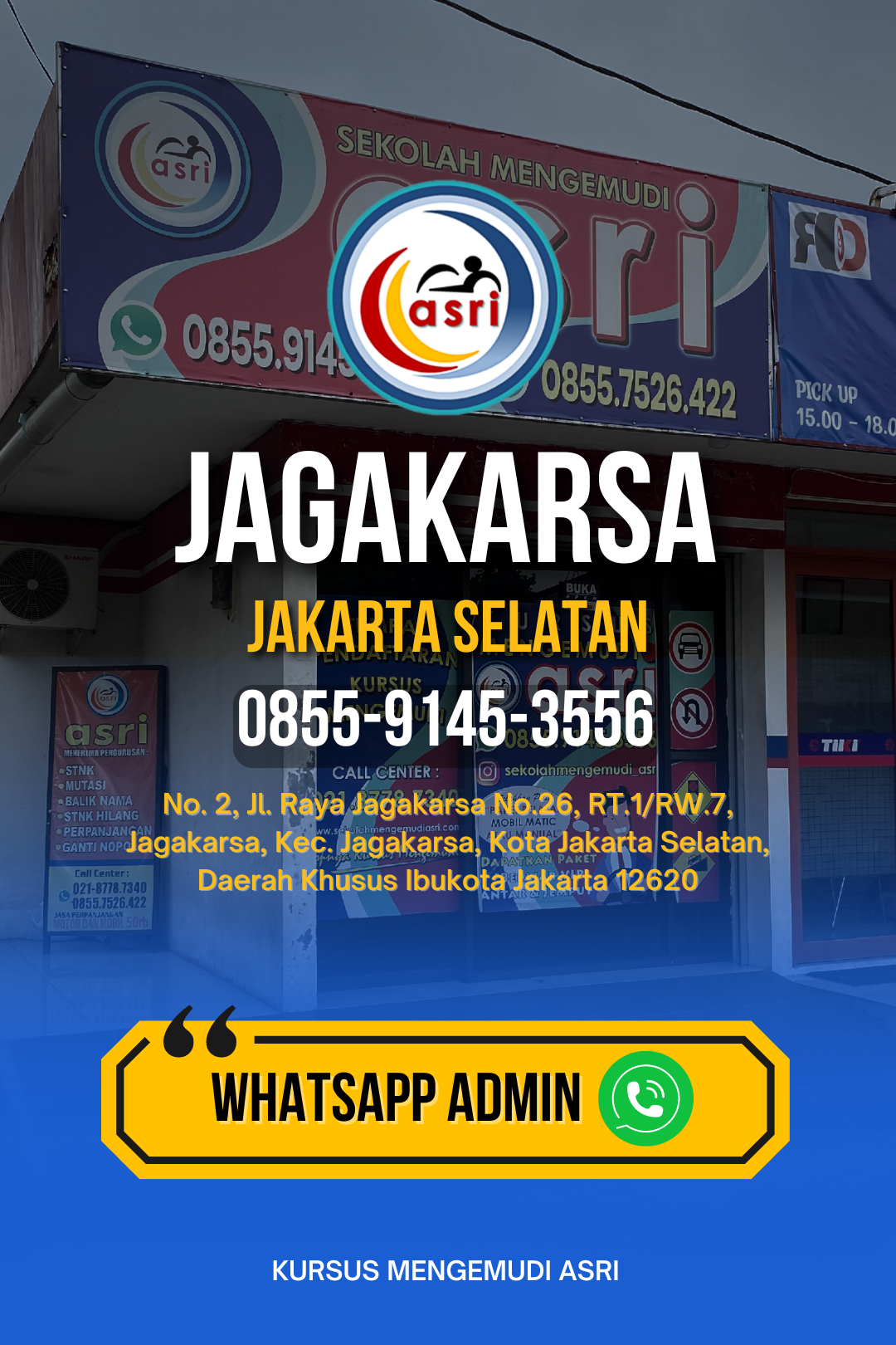 Kursus Mengemudi Asri - Hubungi Kami