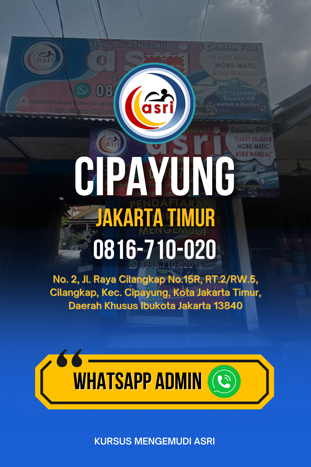Kursus Mengemudi Asri - Hubungi Kami