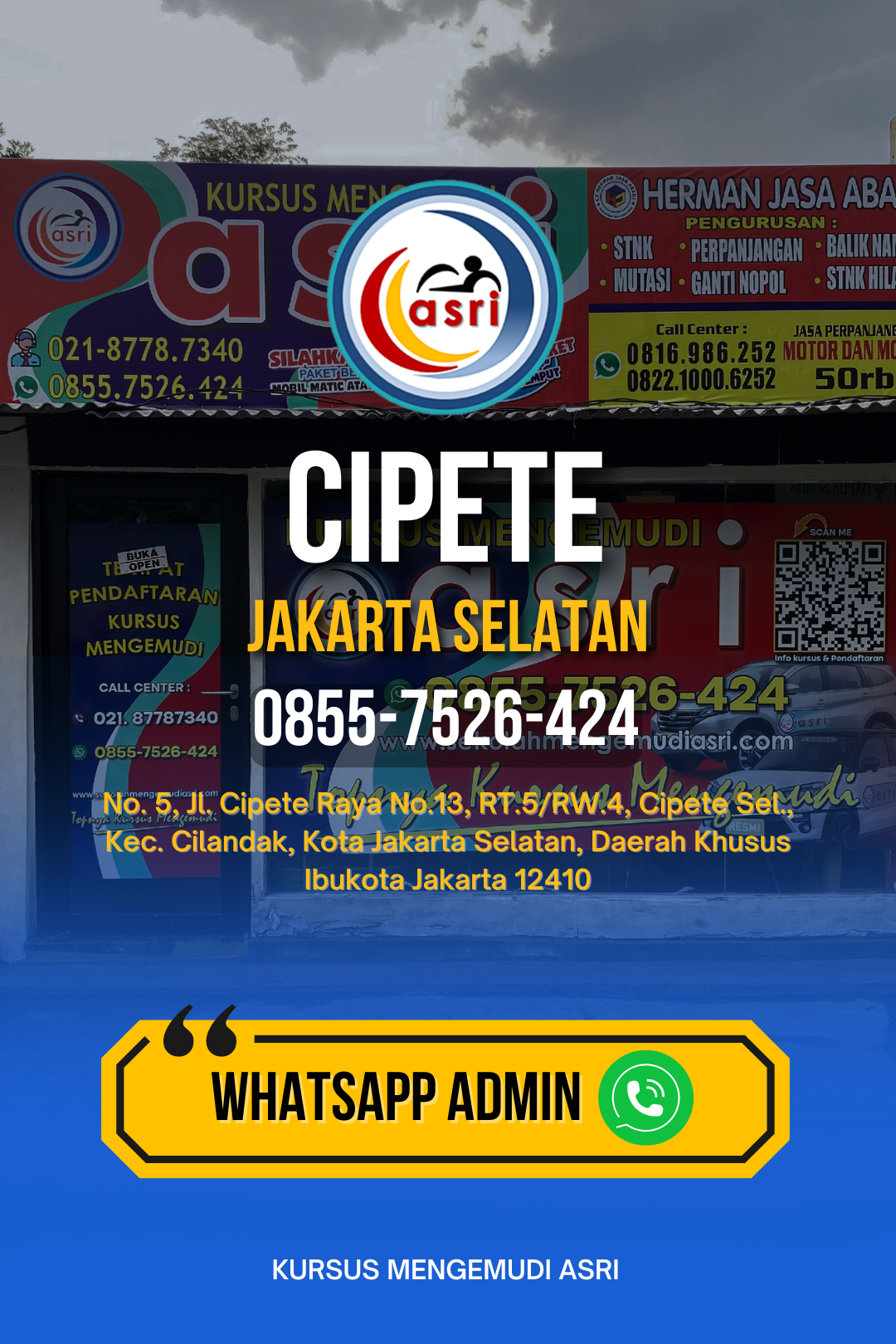 Kursus Mengemudi Asri - Hubungi Kami