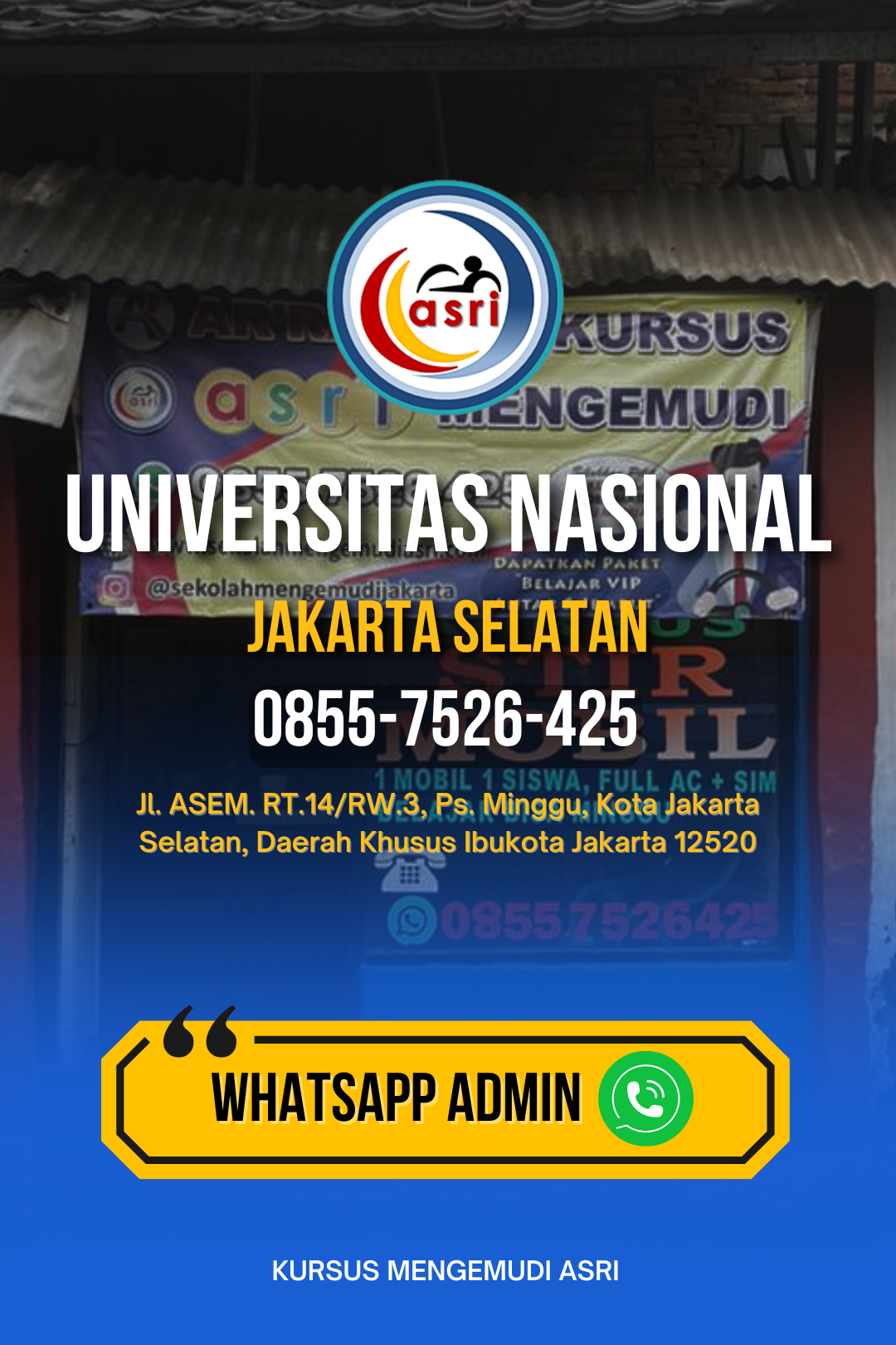 Kursus Mengemudi Asri - Hubungi Kami