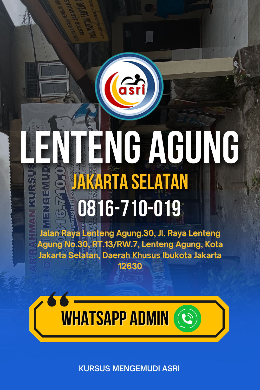 Kursus Mengemudi Asri - Hubungi Kami