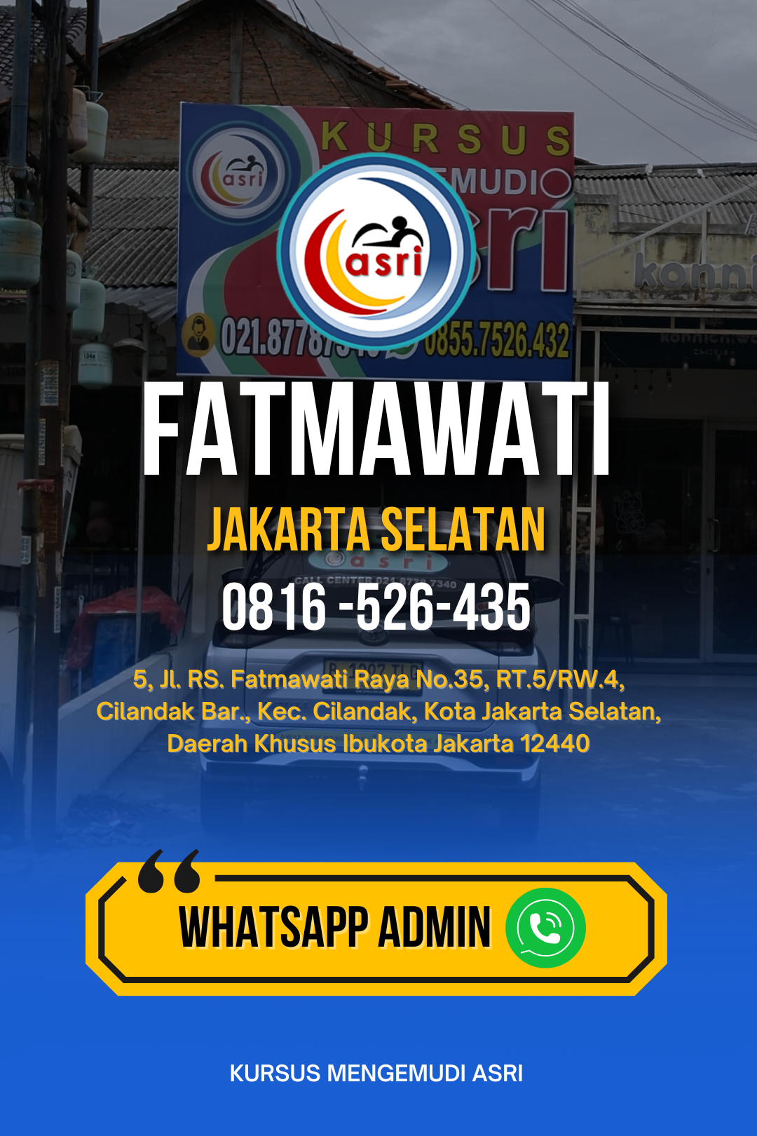 Kursus Mengemudi Asri - Hubungi Kami