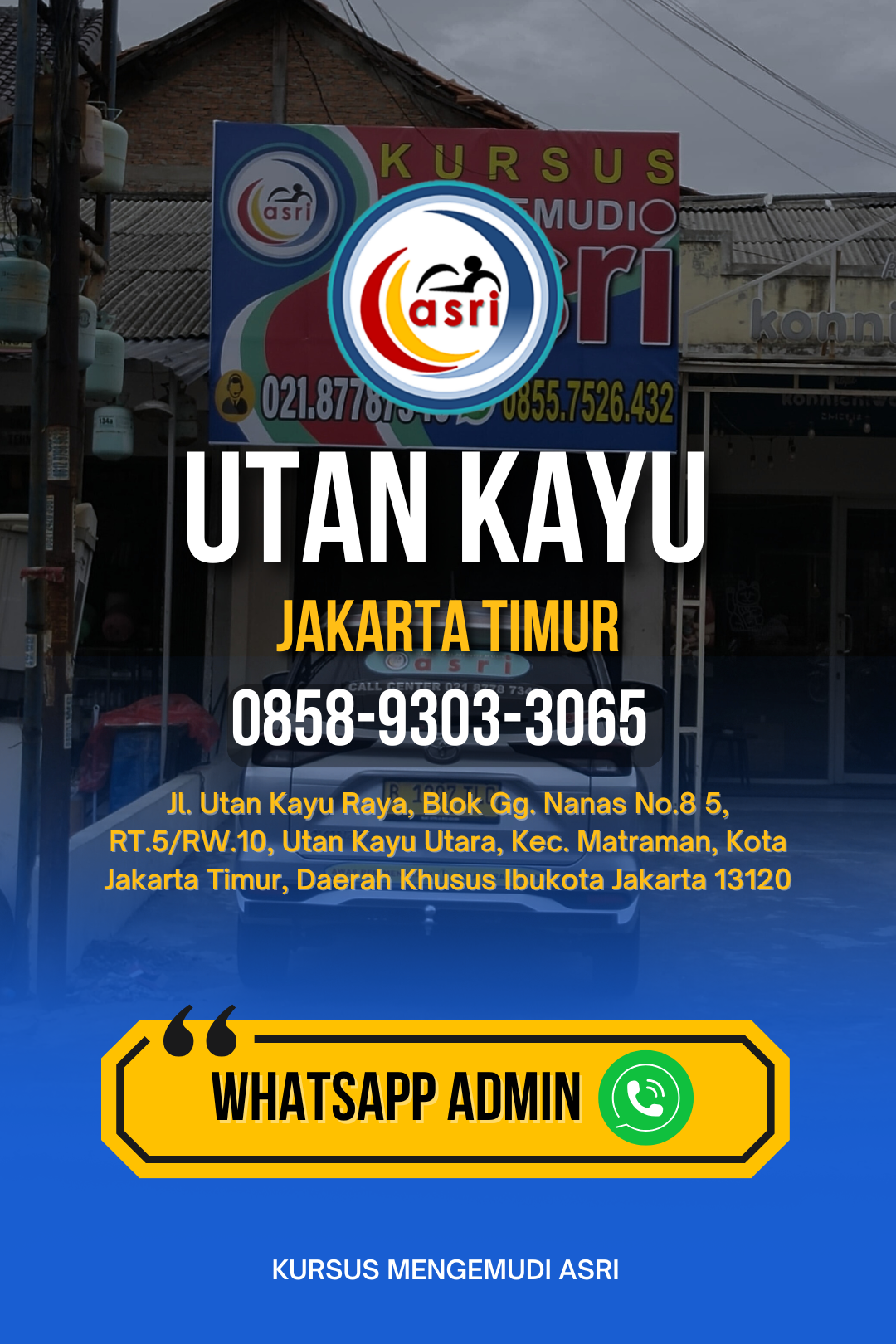 Kursus Mengemudi Asri - Hubungi Kami