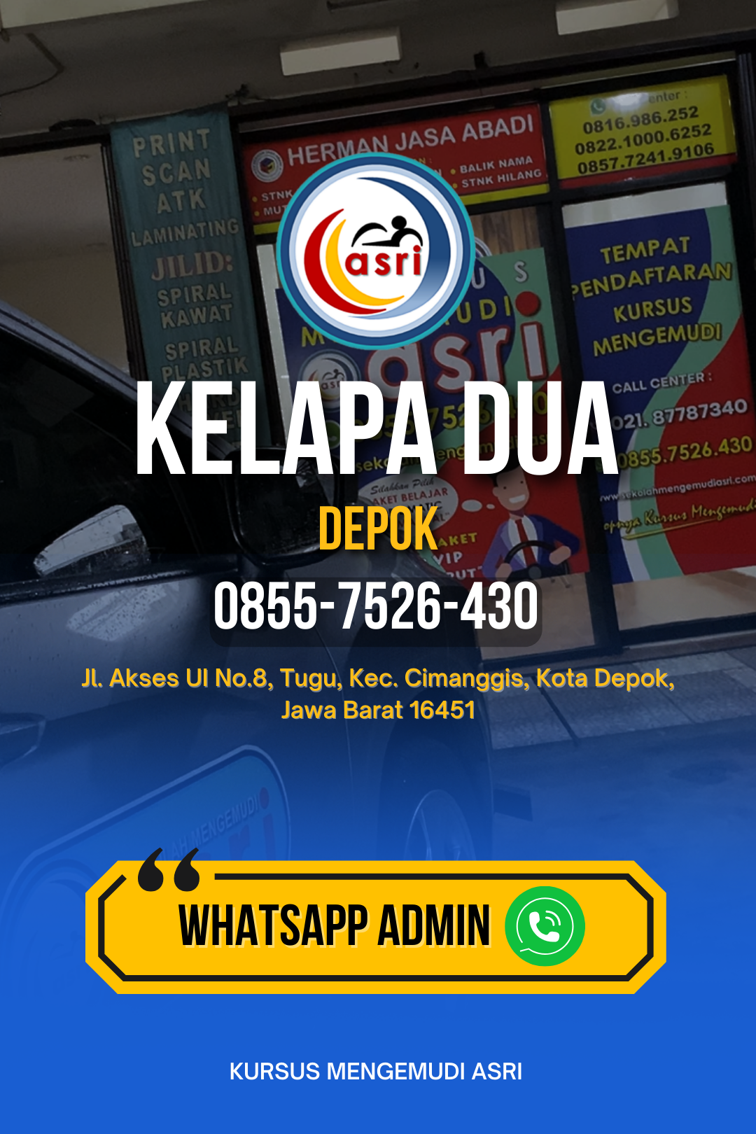 Kursus Mengemudi Asri - Hubungi Kami