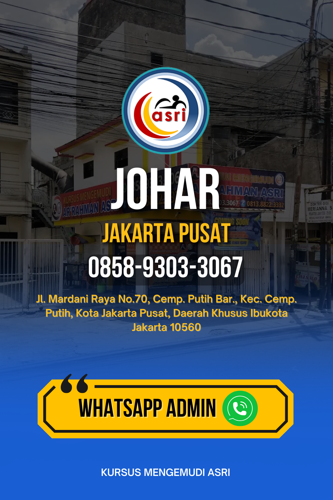 Kursus Mengemudi Asri - Hubungi Kami