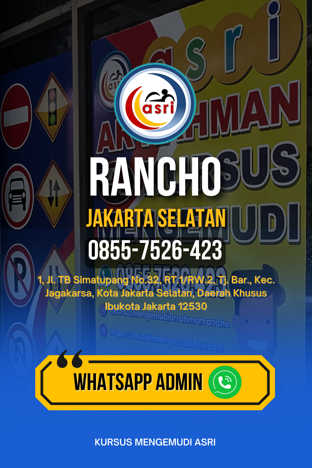 Kursus Mengemudi Asri - Hubungi Kami